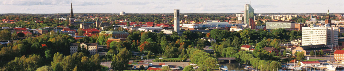 Västerås sett från ovan. Foto: Clifford Shirley. Bilden är beskuren.